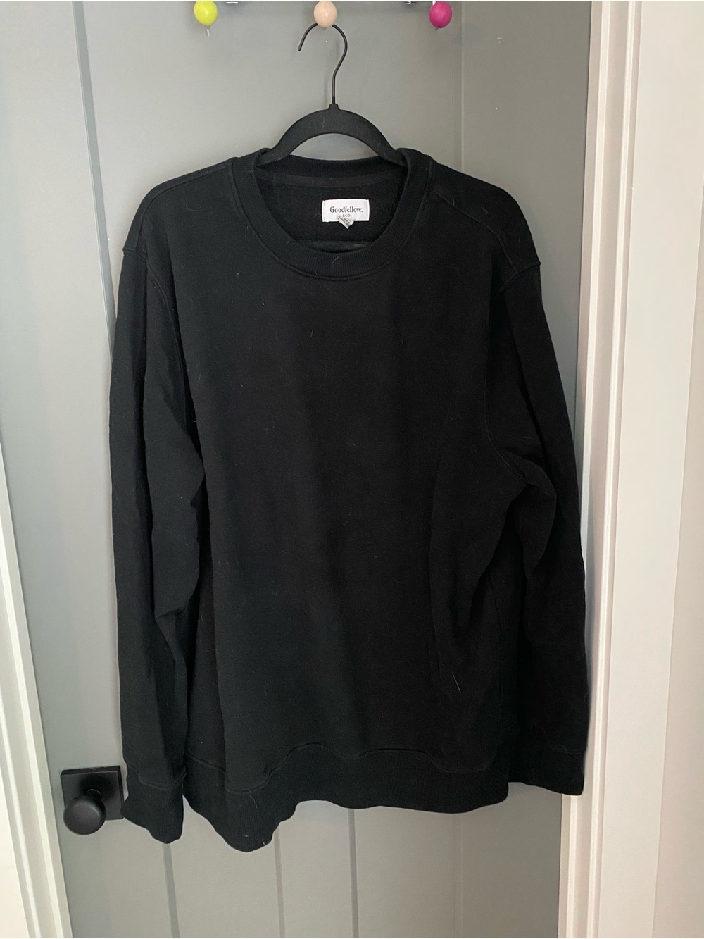 Goodfellow & Co Black Crewneck Pullover Sweater